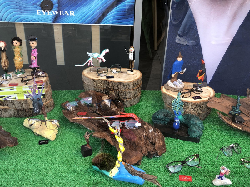 Kunst beim Optiker in Kleefeld