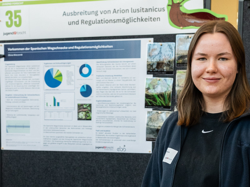 Olivia Wieczorek belegt den dritten Platz bei Jugend forscht