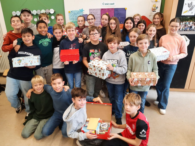 Weihnachten im Schuhkarton