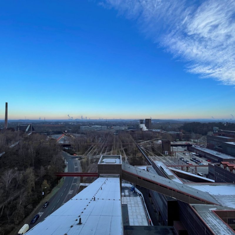 Blick vom Turm der Zeche Zollverein